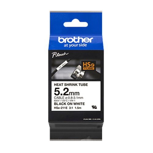 Fita Brother Tubo Termo Retrátil 5,2mmx1,5m