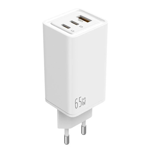 Carregador de Parede 2 x USB Tipo-C 1 x USB 65W