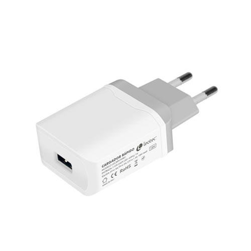 Carregador de Parede 1xUSB 3A + Cabo USB-A a USB-C
