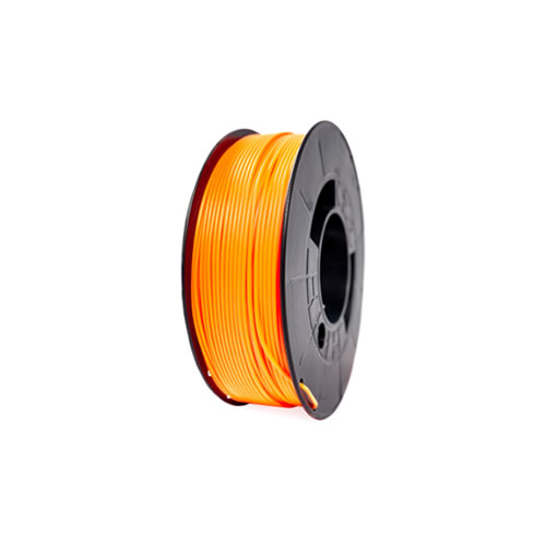 Filamento 3D PLA 1.75mm 1kg Laranja Fluorescente