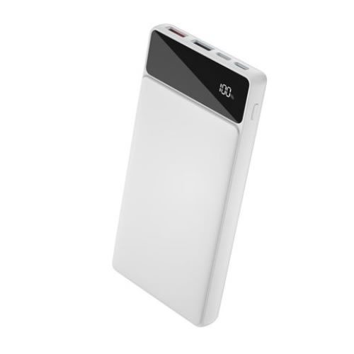 Powerbank 10000mAh Visor LCD - Branco