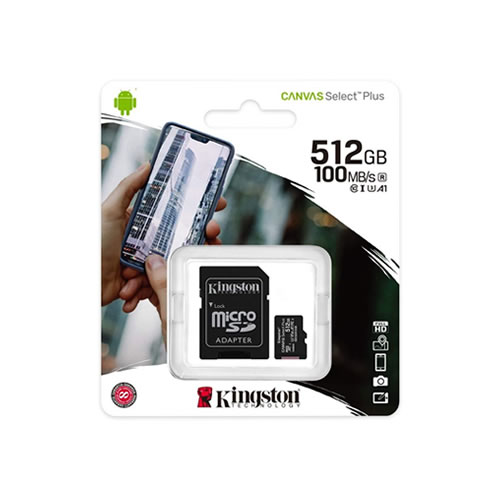 Cartão Memória Kingston Micro SDCS 512GB CL10