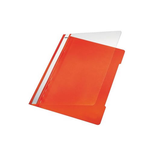 Classificador Plástico Capa Transp. Laranja - 20un